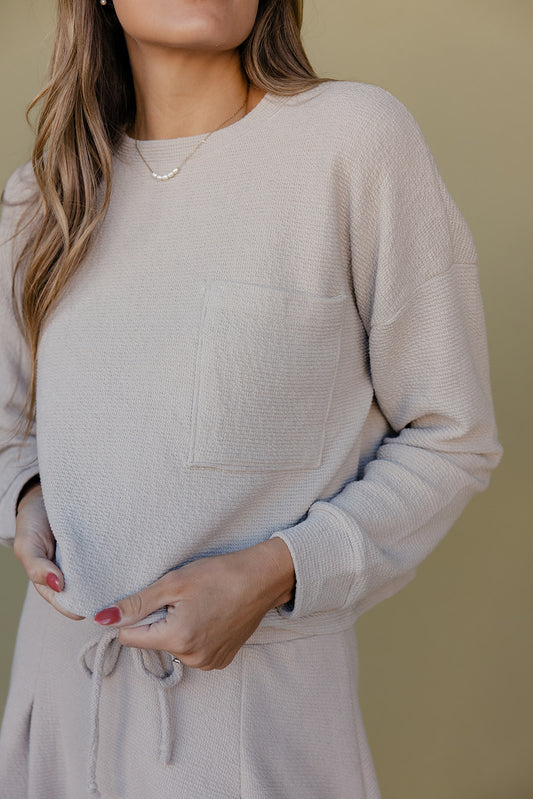 Morning Latte Pocket Sweater
