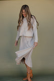 Morning Latte Maxi Skirt