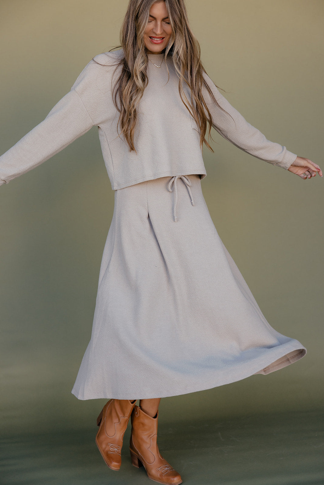 Morning Latte Pocket Sweater