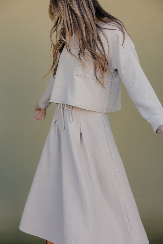 Morning Latte Maxi Skirt