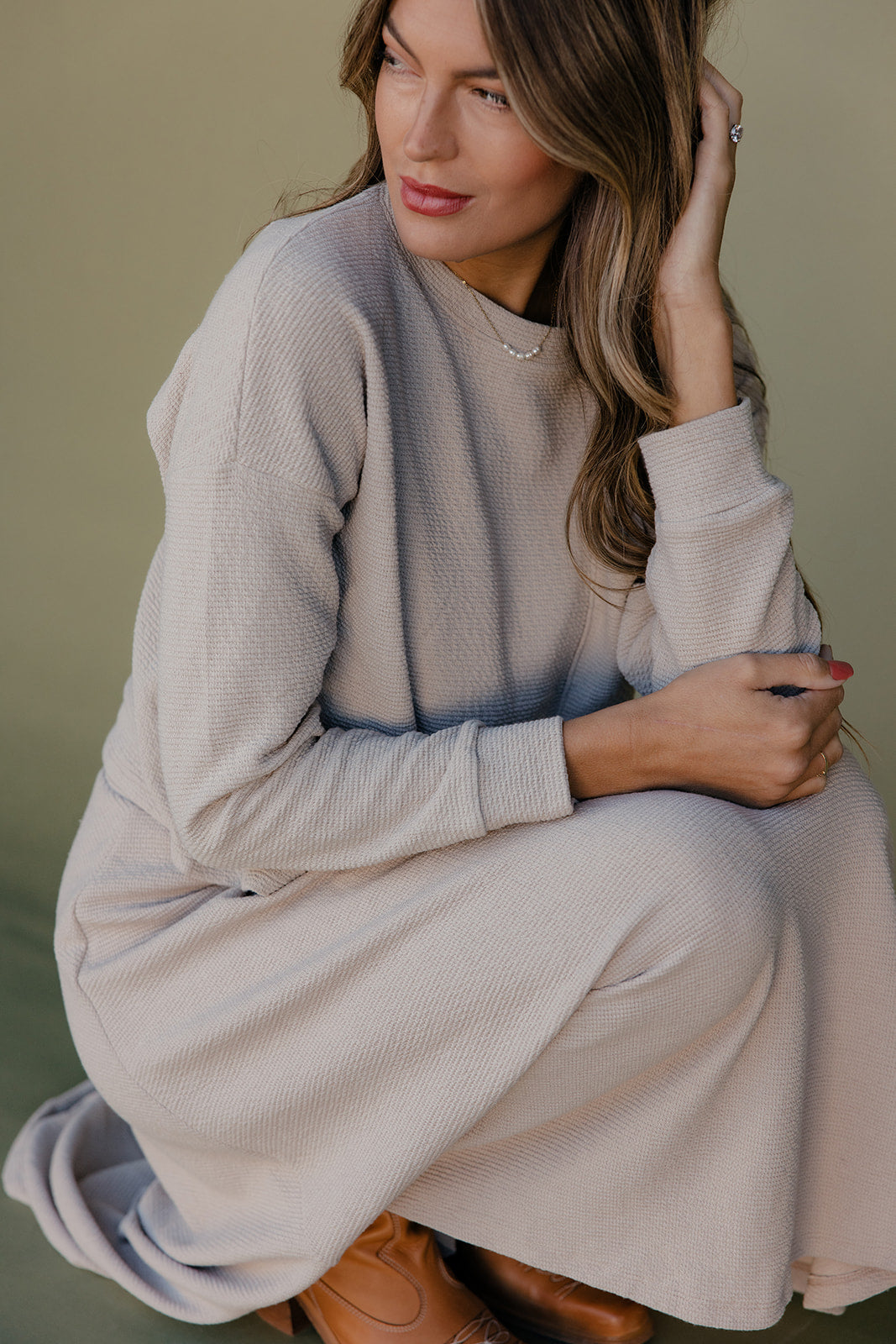 Morning Latte Pocket Sweater