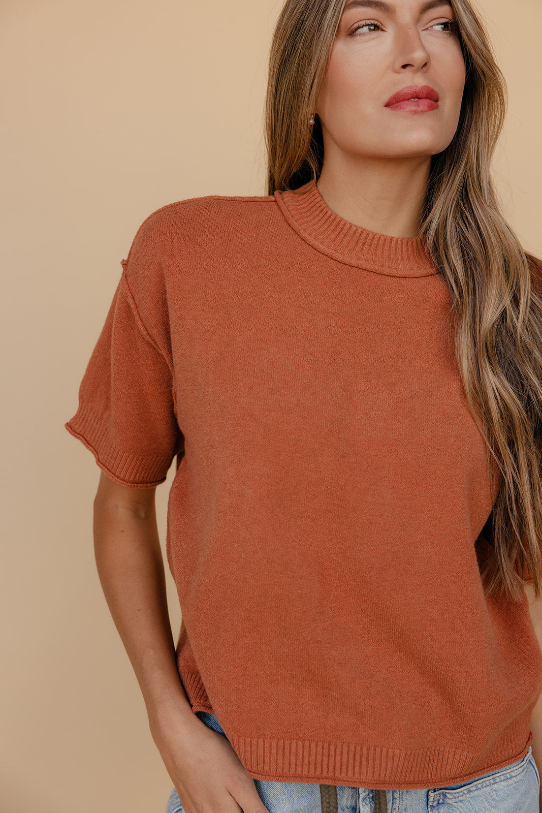 Ellis Raw Edge Blouse