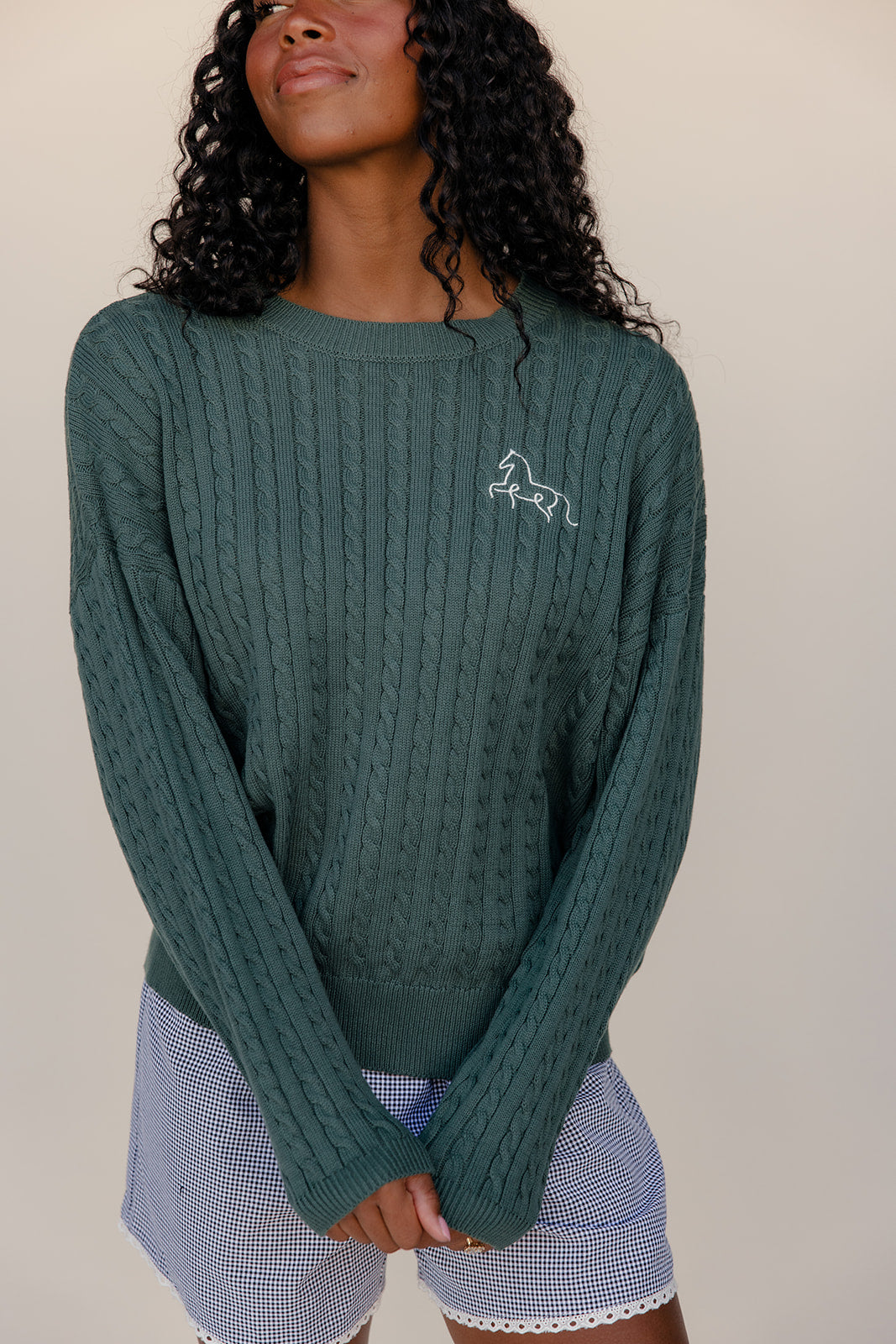 The Stables Cable Knit Sweater
