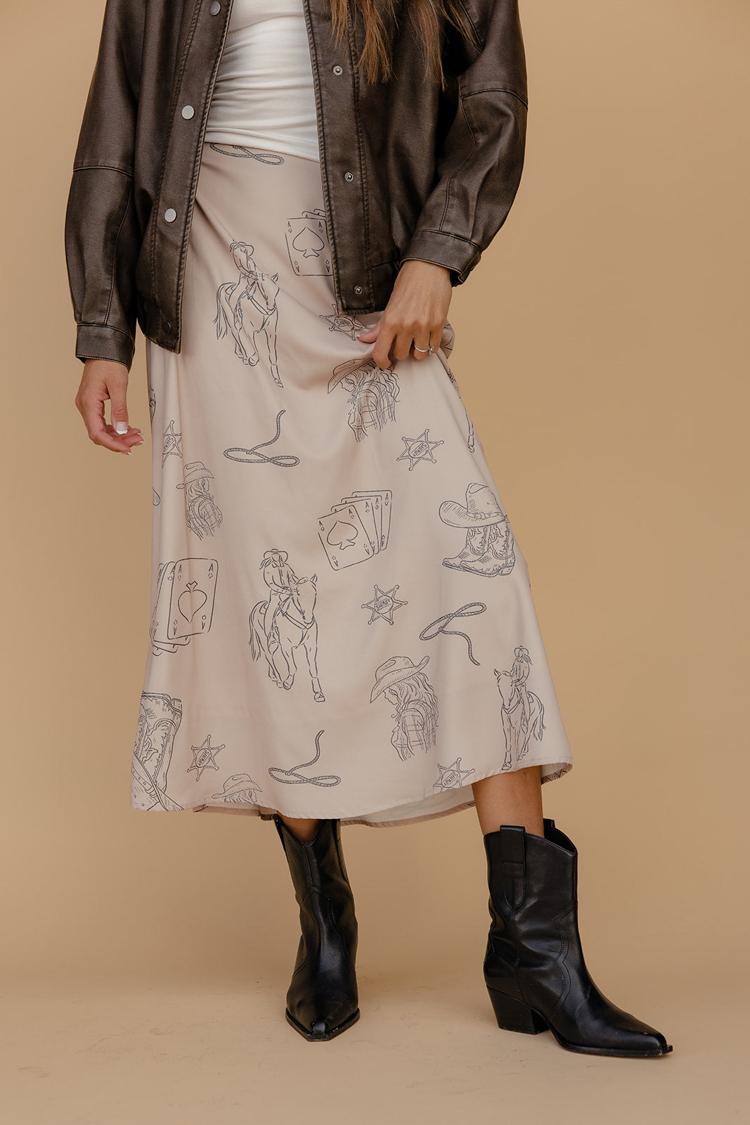 The Cowgirl Midi Skirt