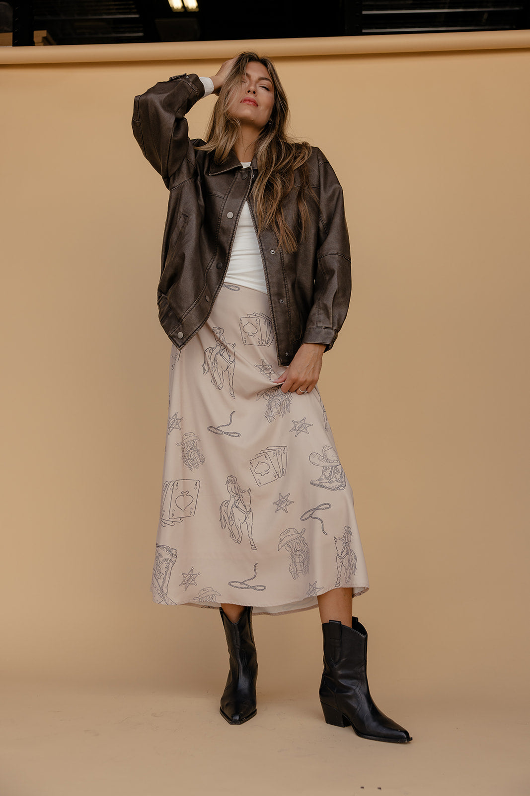 The Cowgirl Midi Skirt
