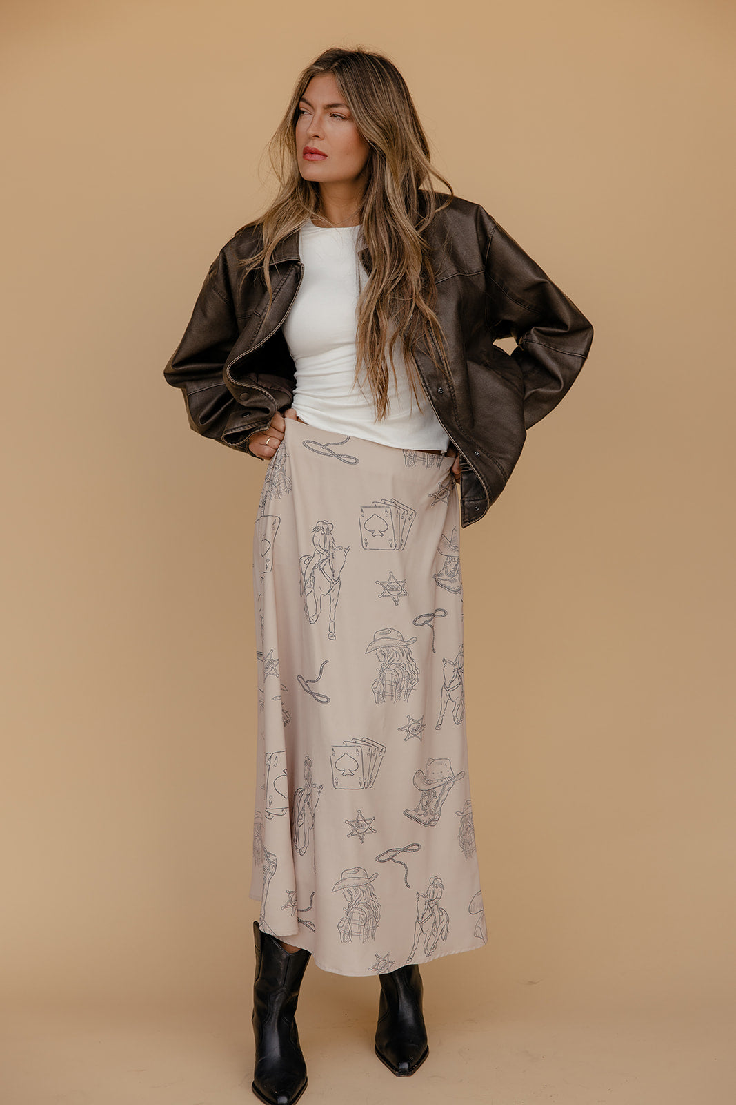 The Cowgirl Midi Skirt