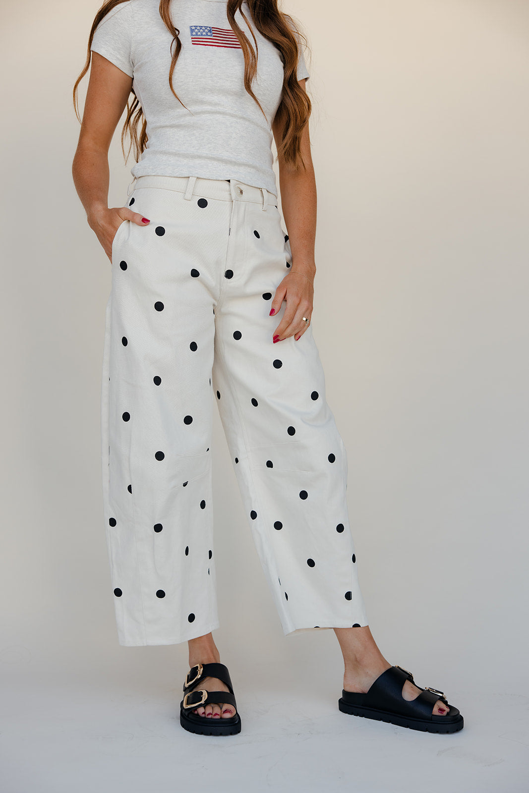 Cream Soda Polkadot Pants