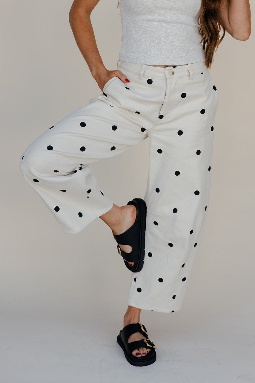 Cream Soda Polkadot Pants