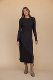 Shadow and Smoke Long Sleeve Dress
