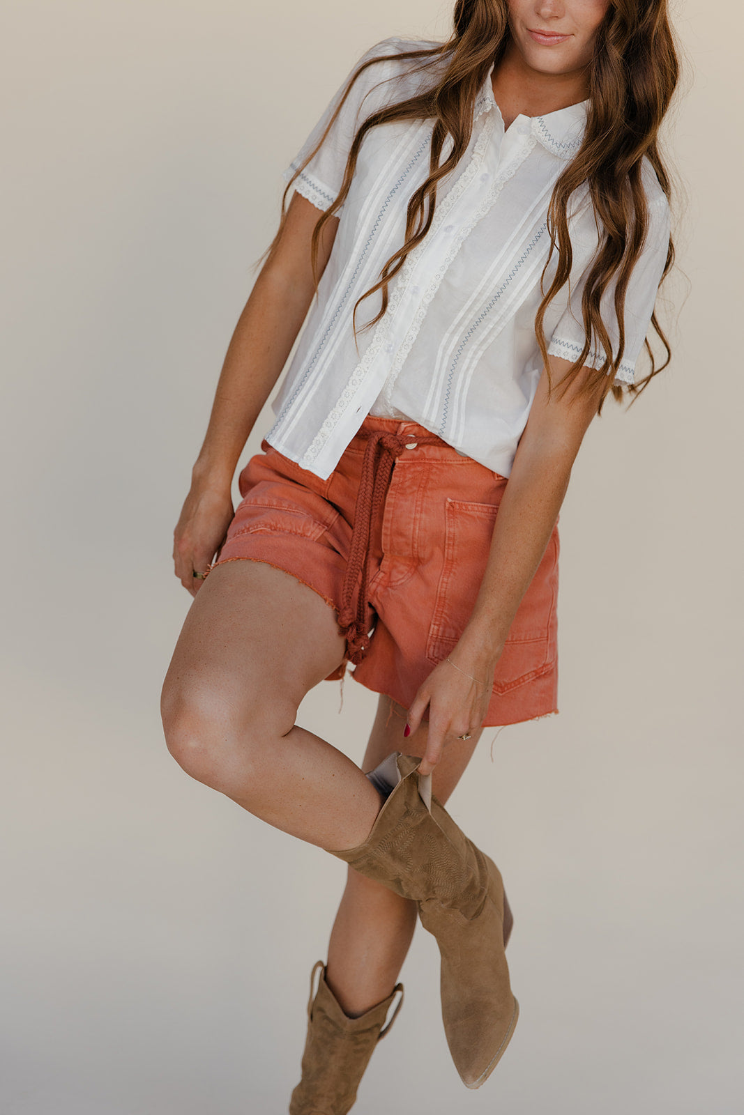Lace and Letters Blouse