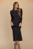 Shadow and Smoke Long Sleeve Dress
