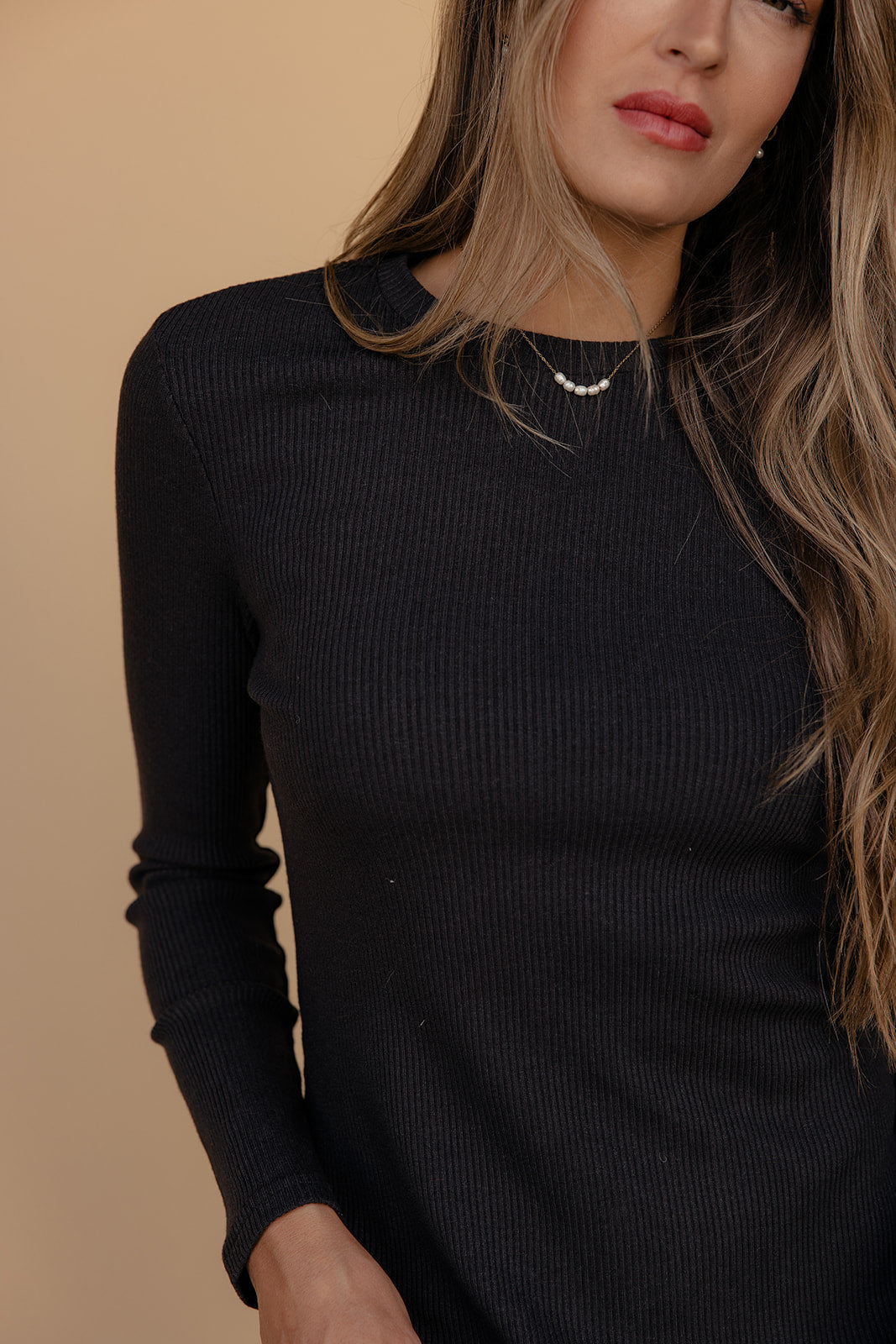 Shadow and Smoke Long Sleeve Dress