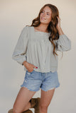 Morning Mist Detail Blouse
