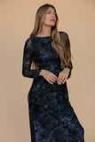 Berry Twilight Lace Dress