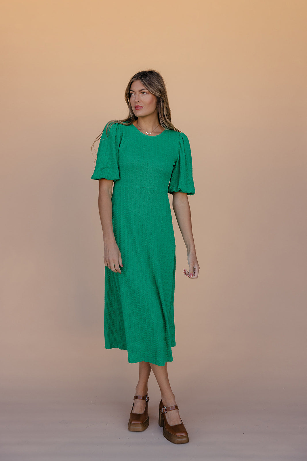 Lucky Charm Puff Sleeve Dress