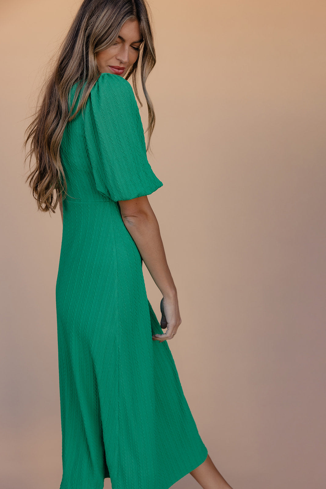 Lucky Charm Puff Sleeve Dress