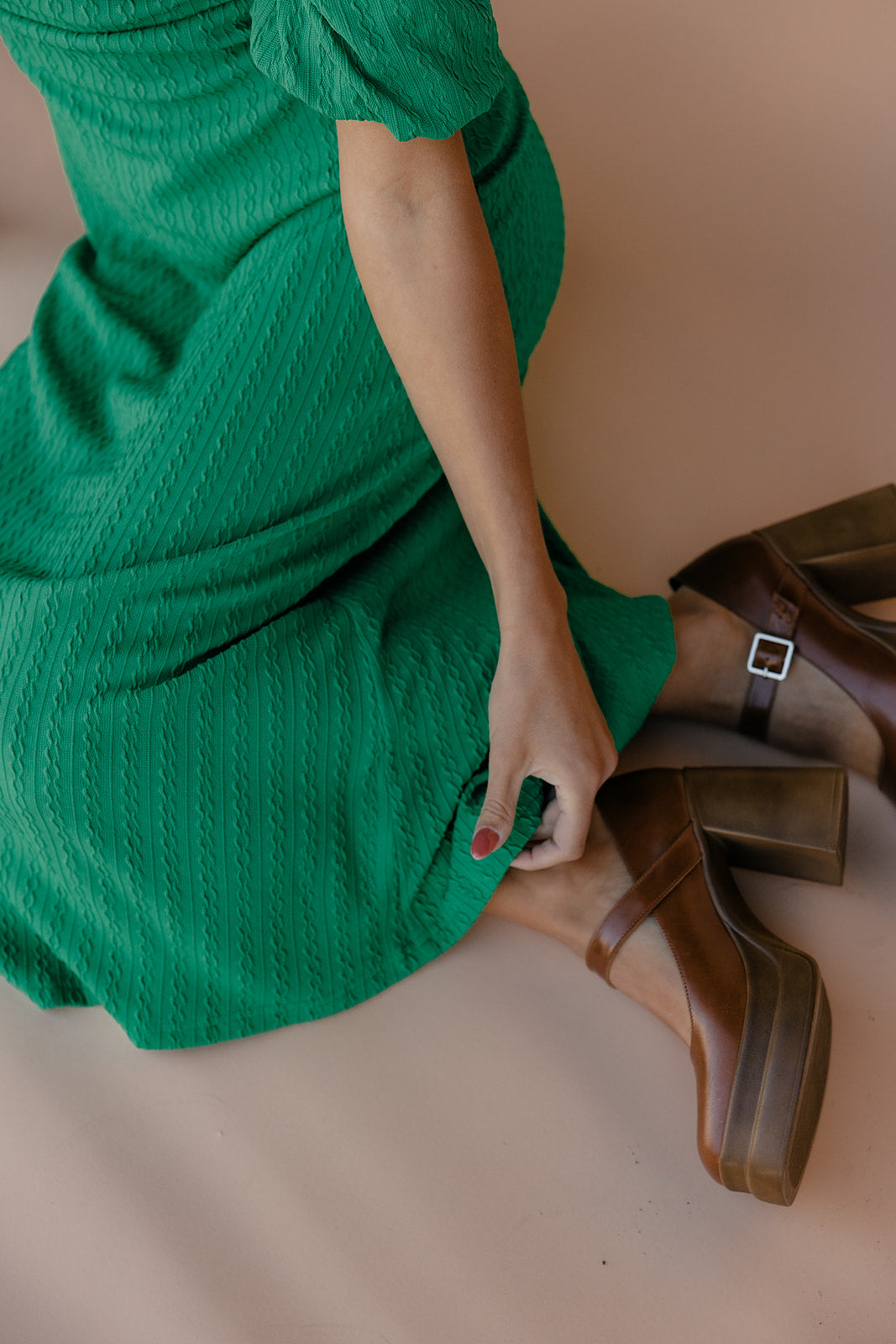 Lucky Charm Puff Sleeve Dress