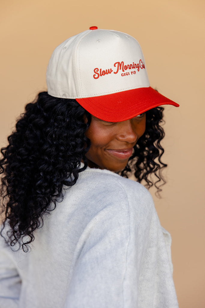 Slow Morning Club Canvas Trucker Hat