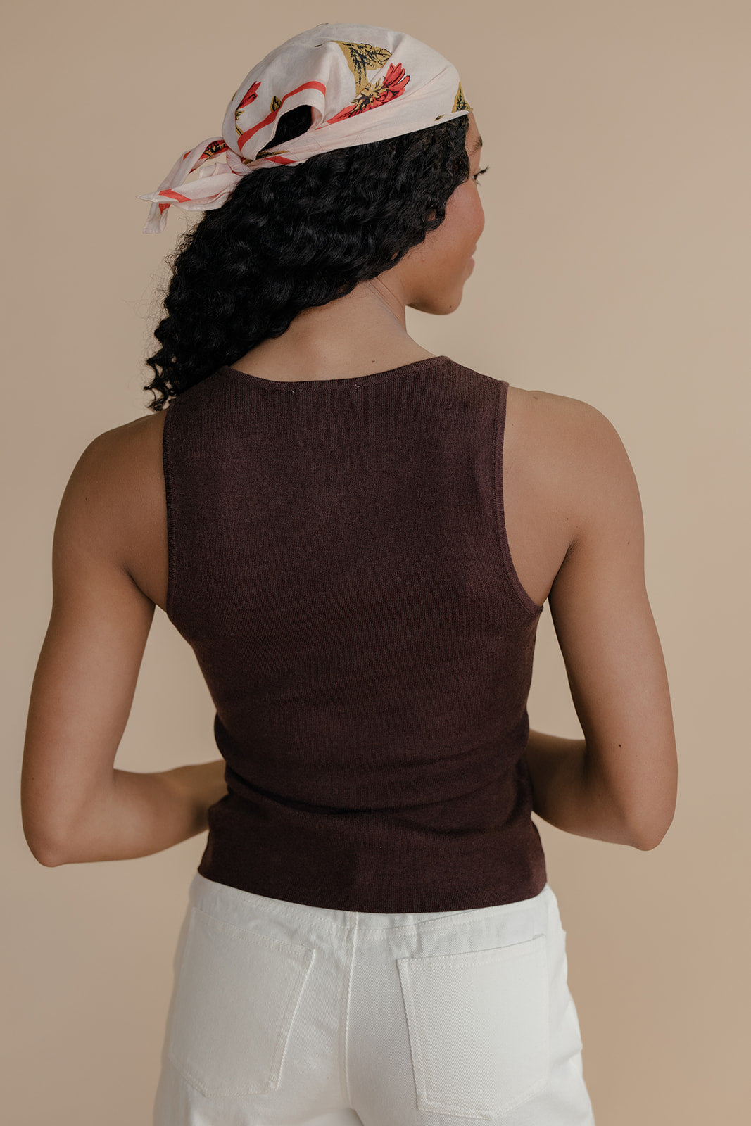 Milk + Sugar Button Tank