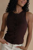 Milk + Sugar Button Tank