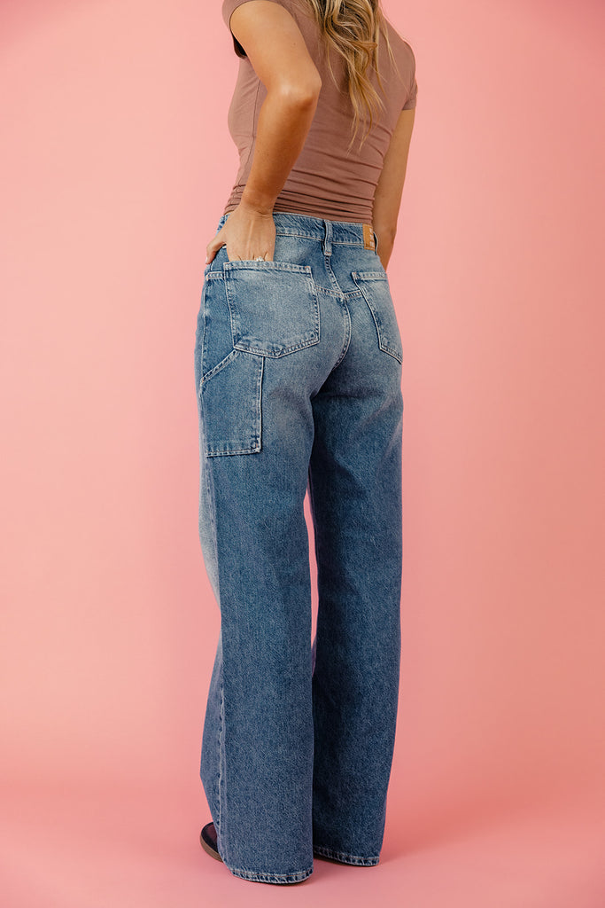 Free People Tinsley Baggy High Rise Jeans
