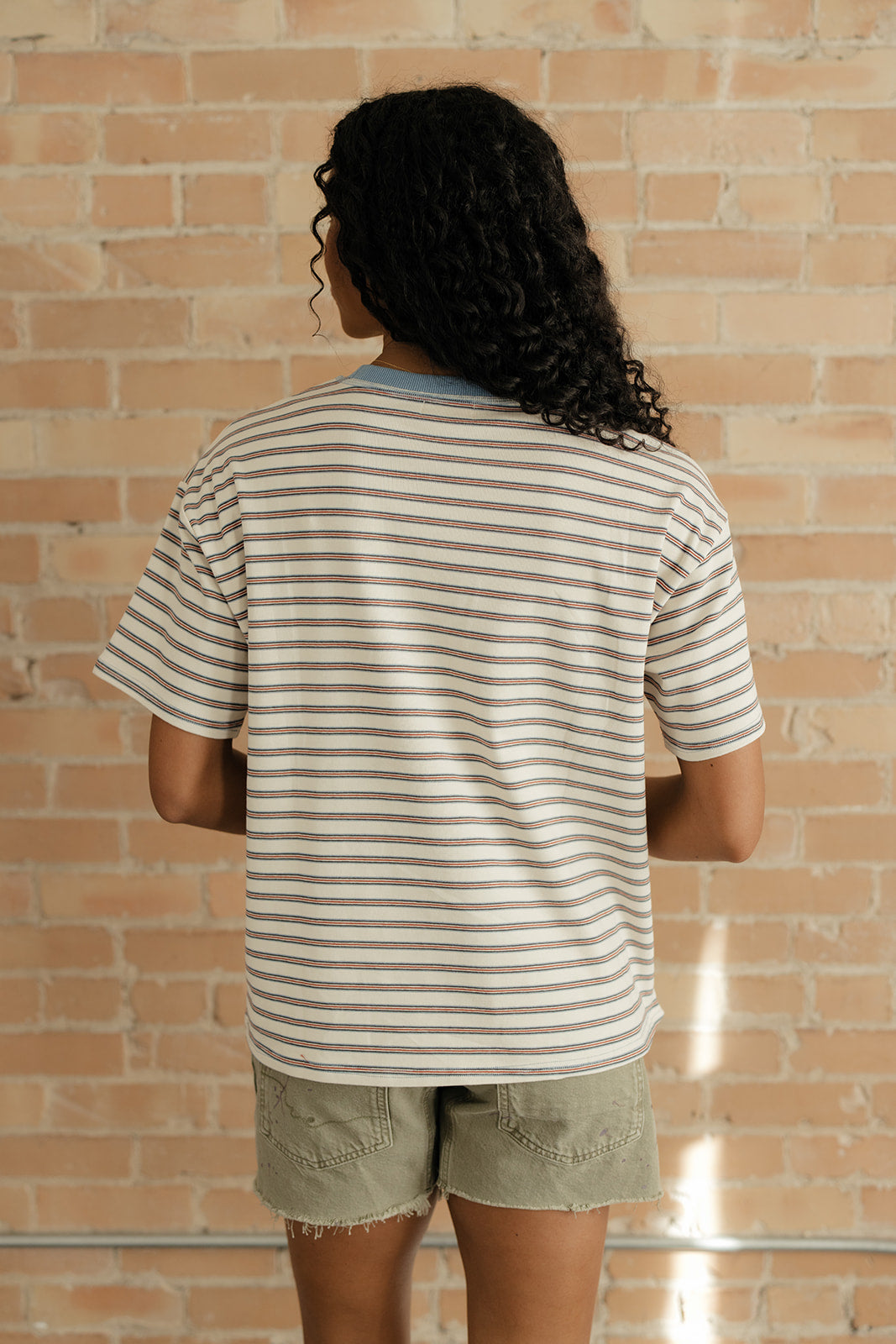 Wide Open Spaces Striped Tee