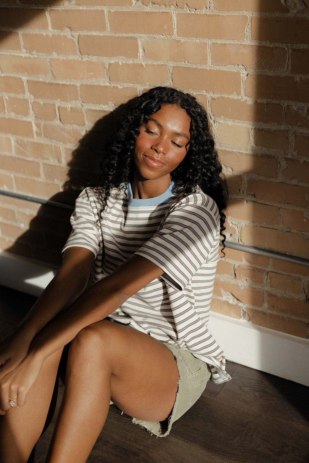 Wide Open Spaces Striped Tee