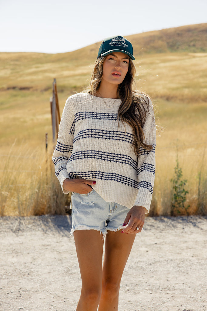 Between the Lines Striped Sweater