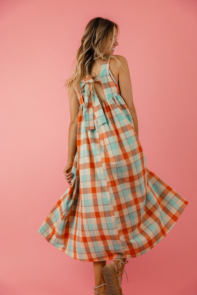 Mindi Plaid Babydoll Dress