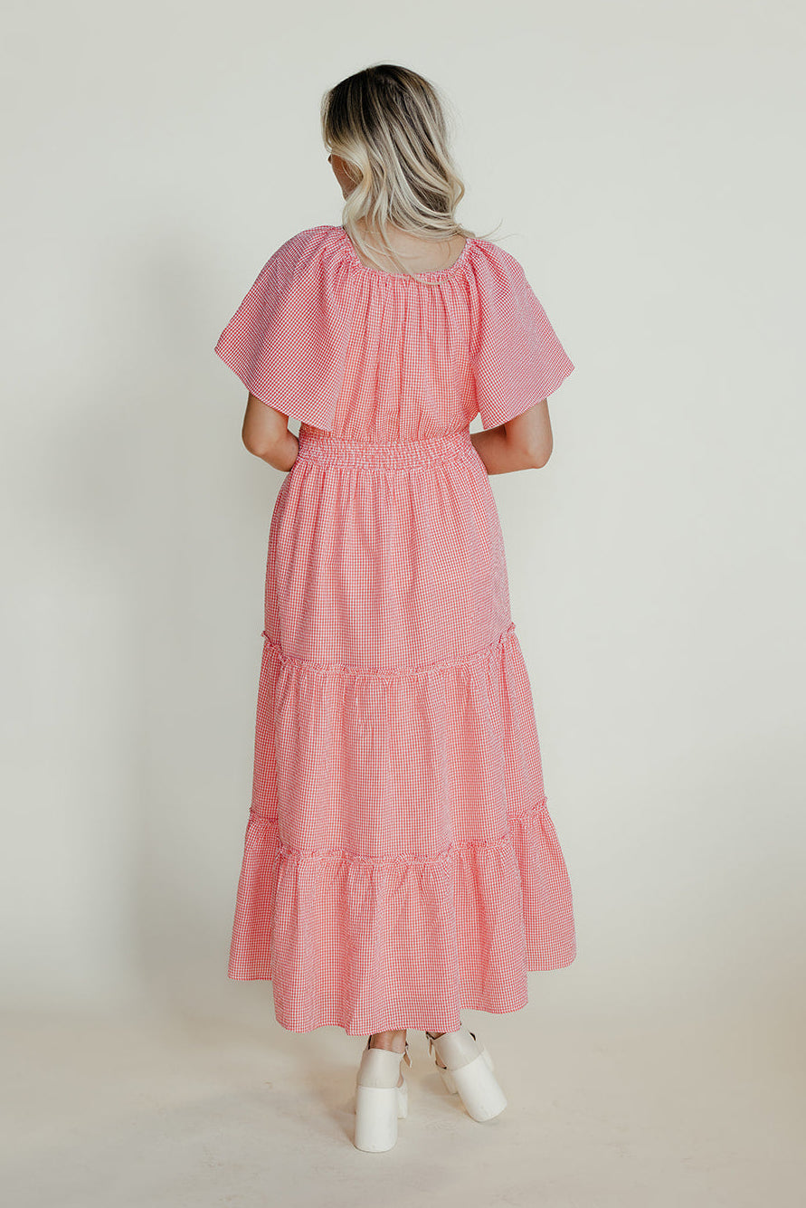 Roolee Timeless Flutter Sleeve Mom Dress