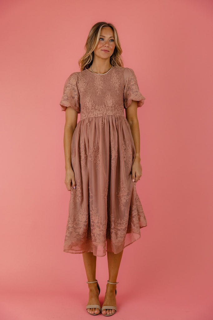 Bridgette Embroidered Dress