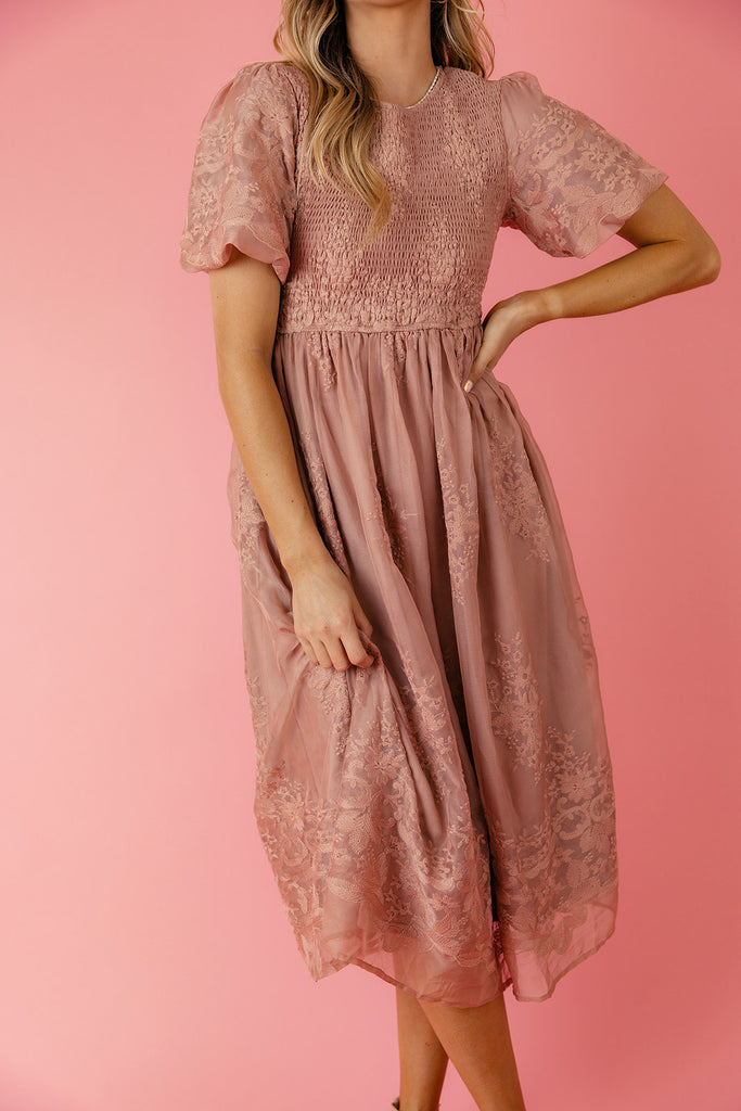 Bridgette Embroidered Dress