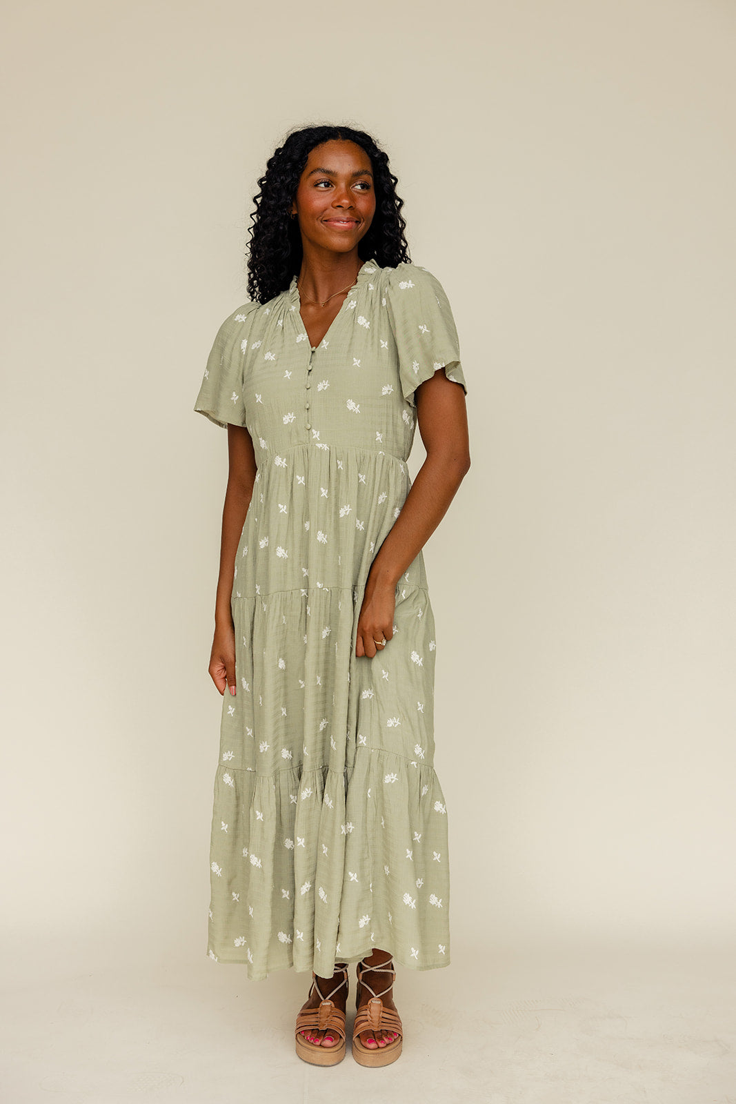 The Lover Tiered Maxi