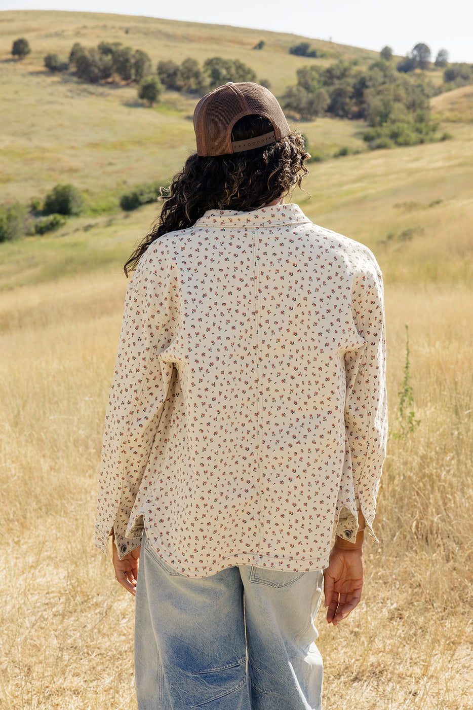 a person standing in a field