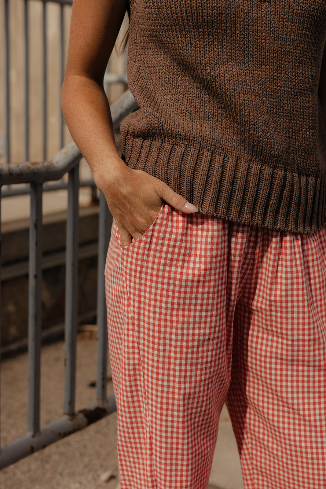 Wren Gingham Pants