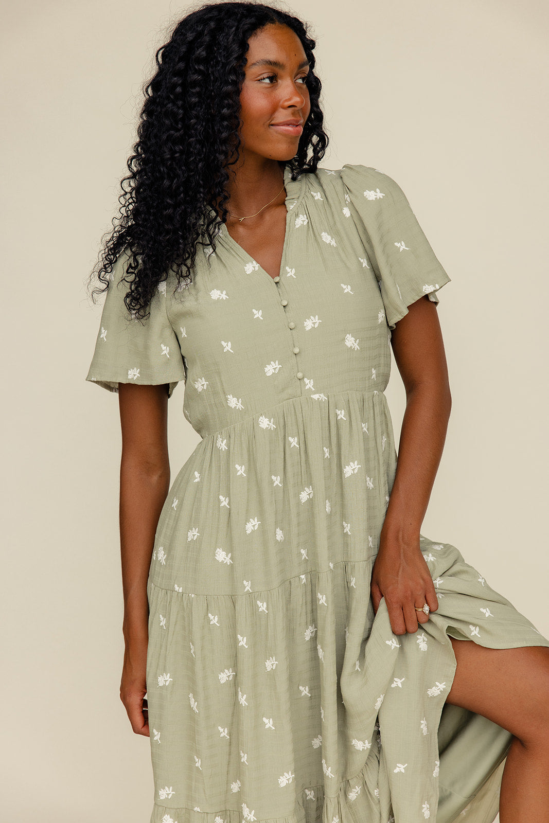 The Lover Tiered Maxi