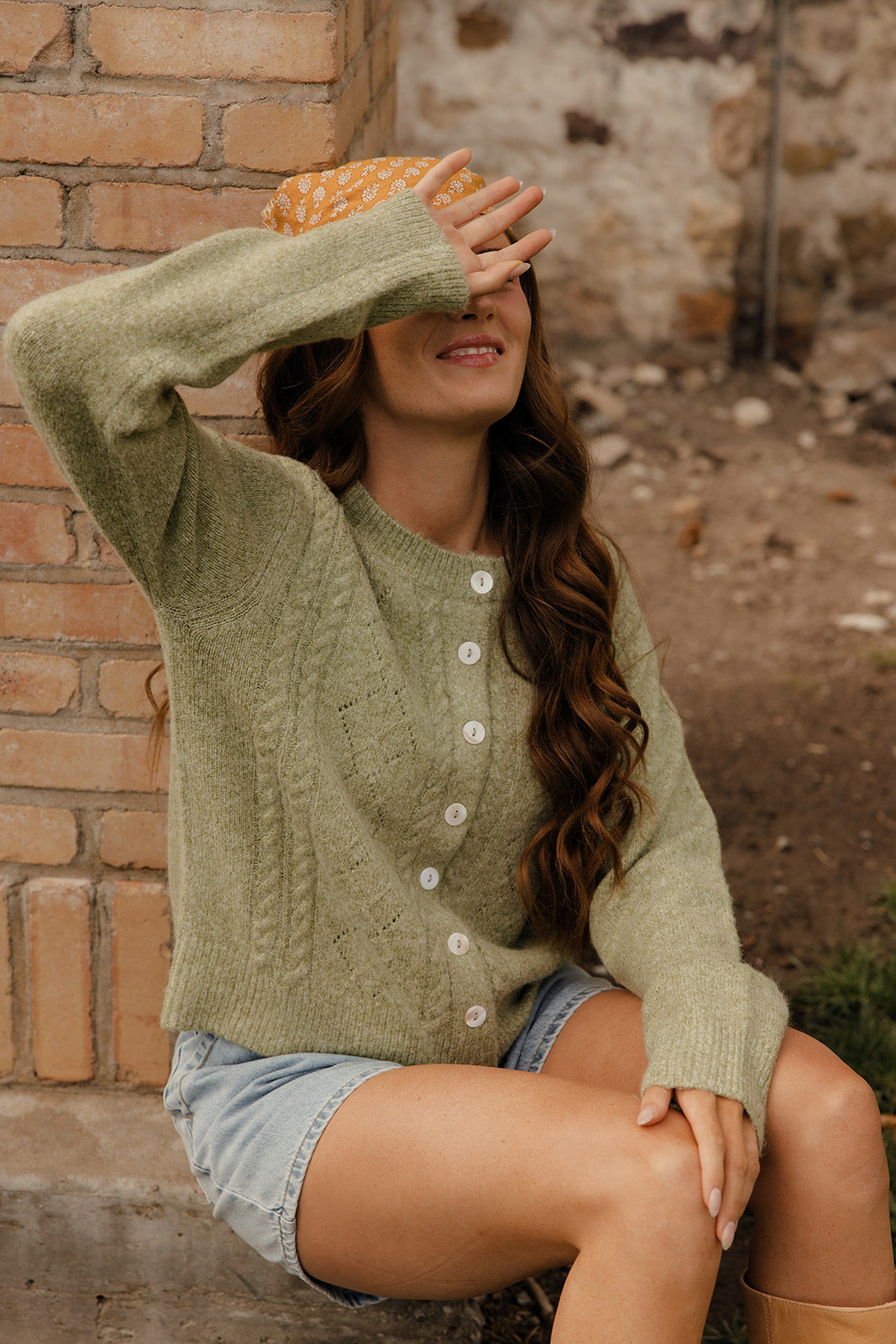 Olive Branch Knit Cardigan