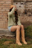 Olive Branch Knit Cardigan