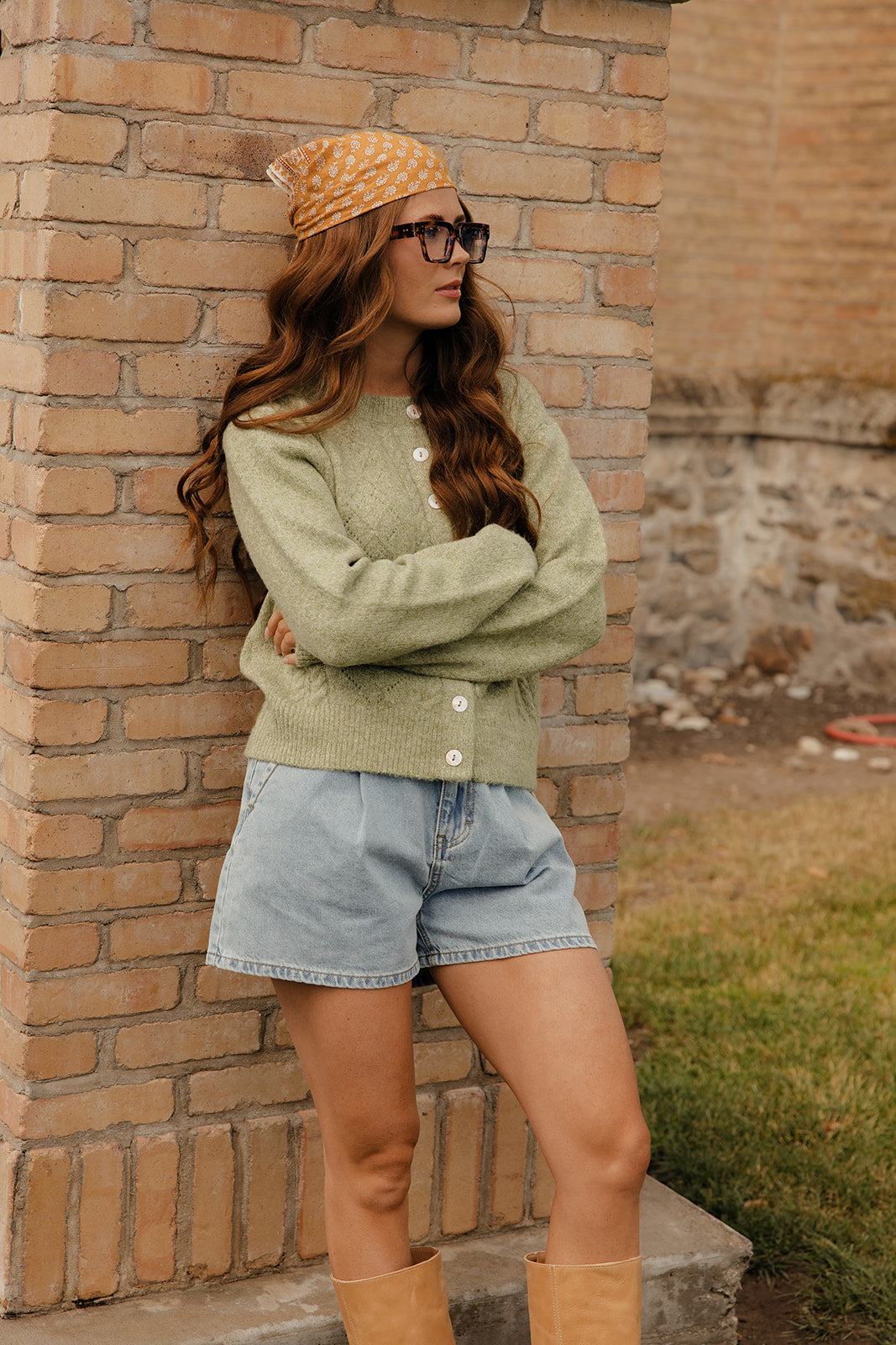 Olive Branch Knit Cardigan