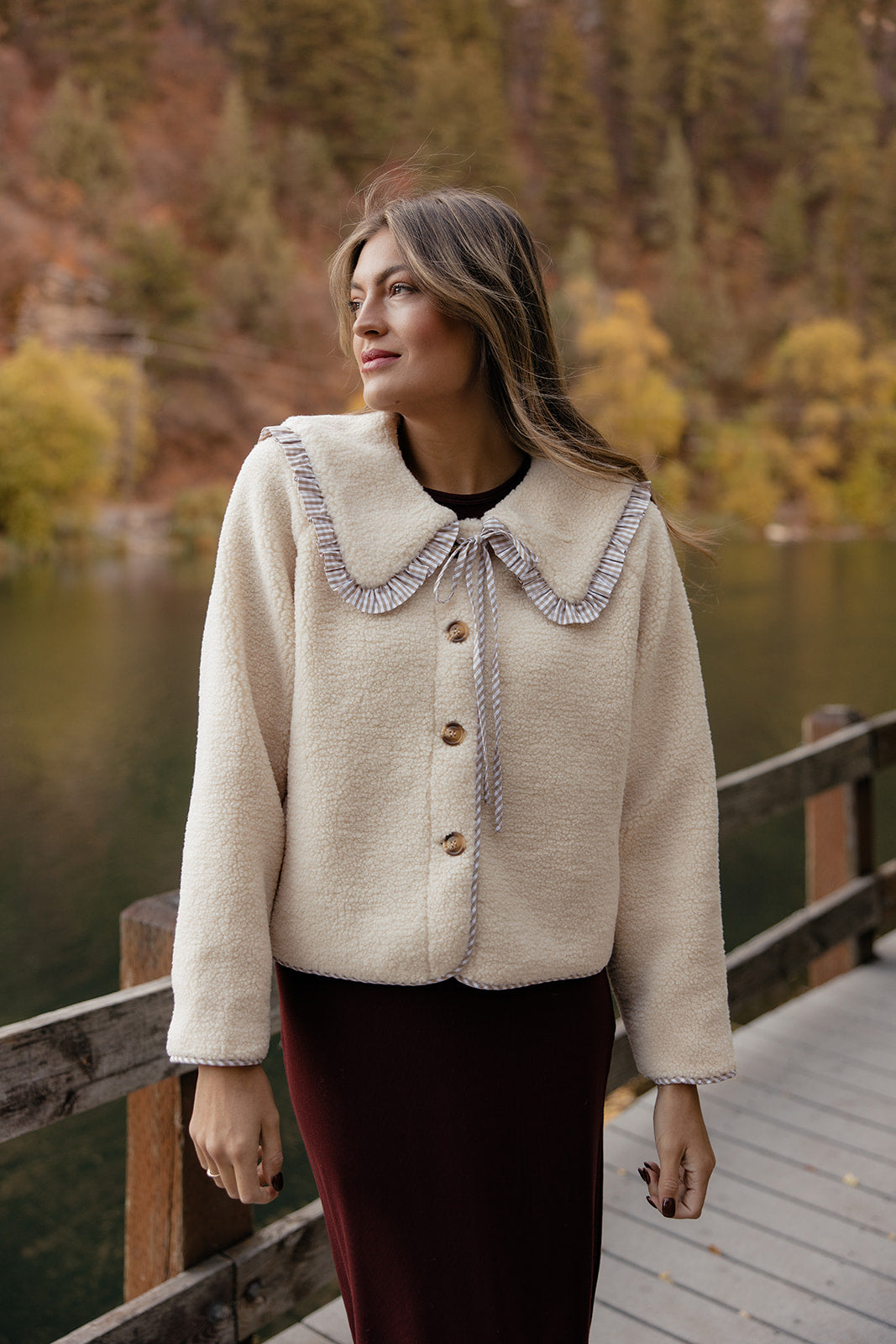 Into The Mystic Collared Sherpa Jacket