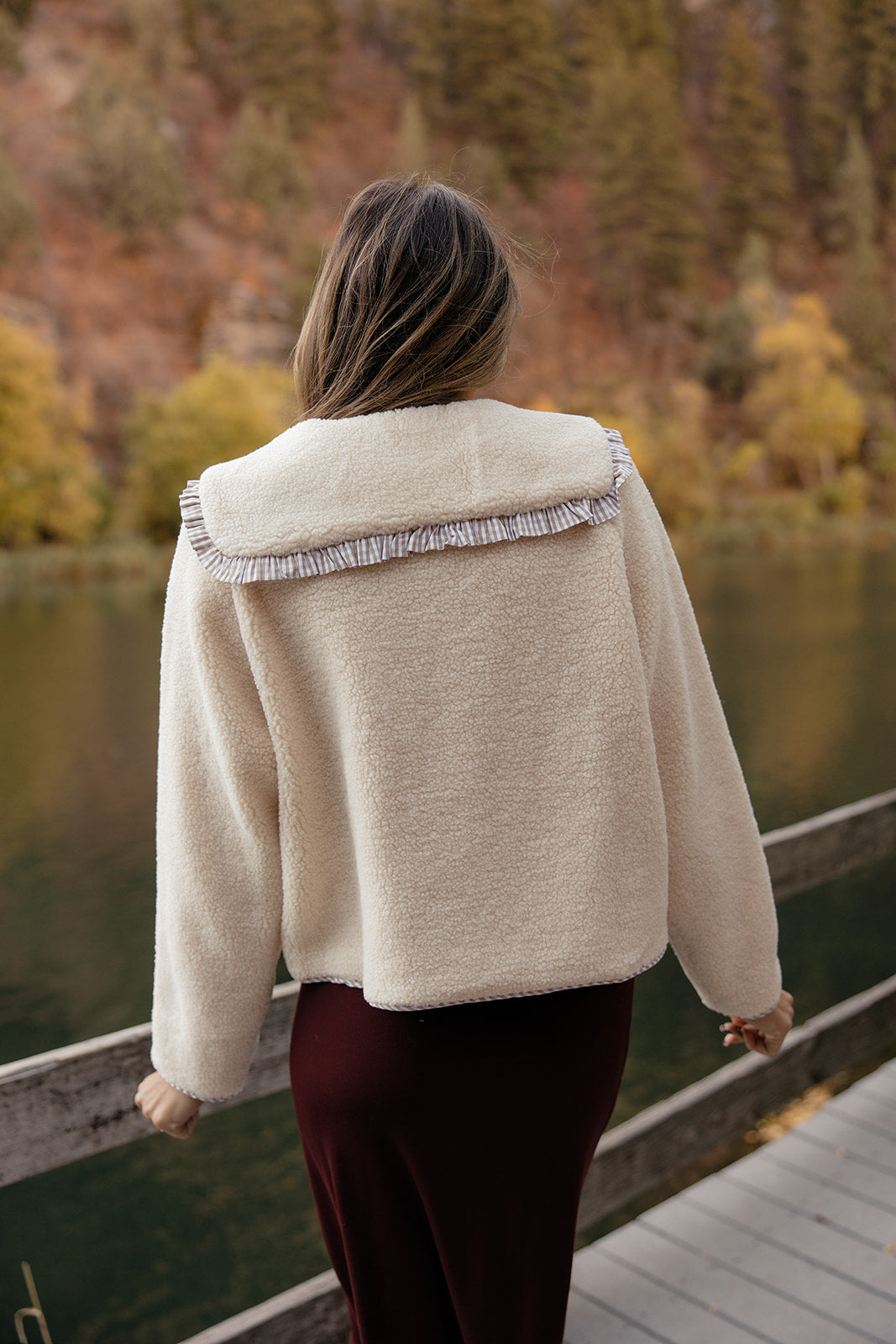 Into The Mystic Collared Sherpa Jacket