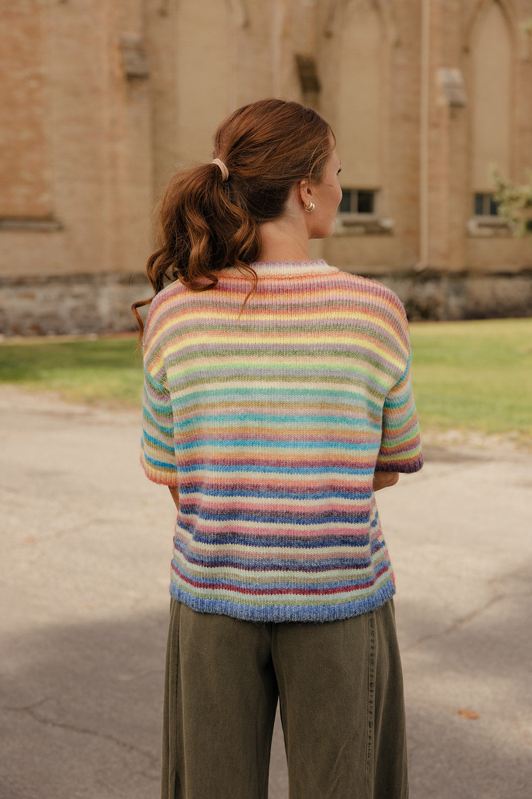 Happy Days Stripe Cardigan