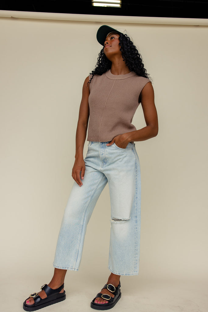 Free People Deep Trance Dropped Boyfriend Jeans