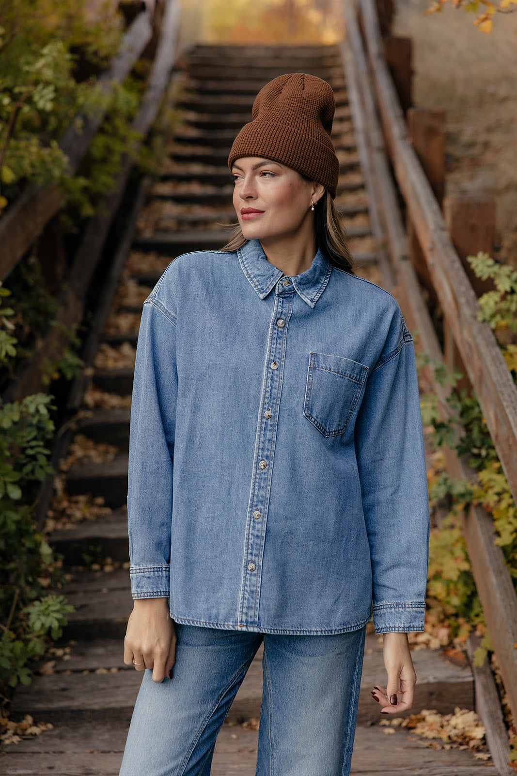 The Valley Denim Top