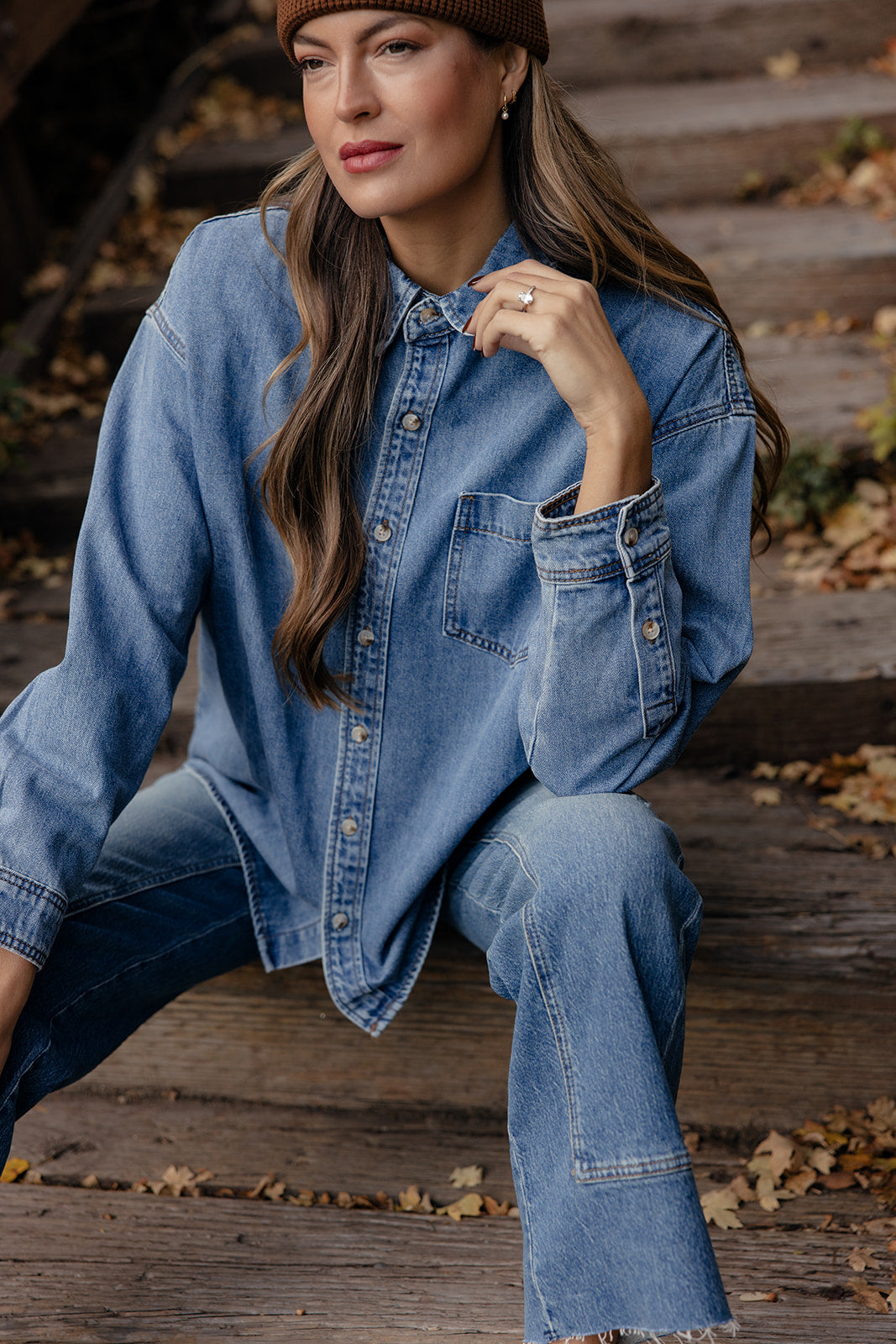 The Valley Denim Top