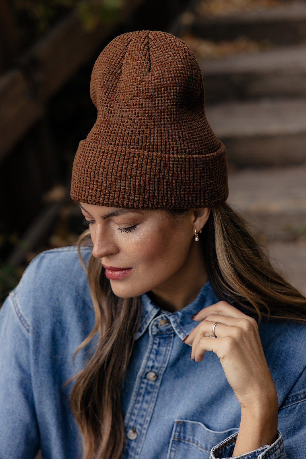 Hazelwood Waffle Beanie