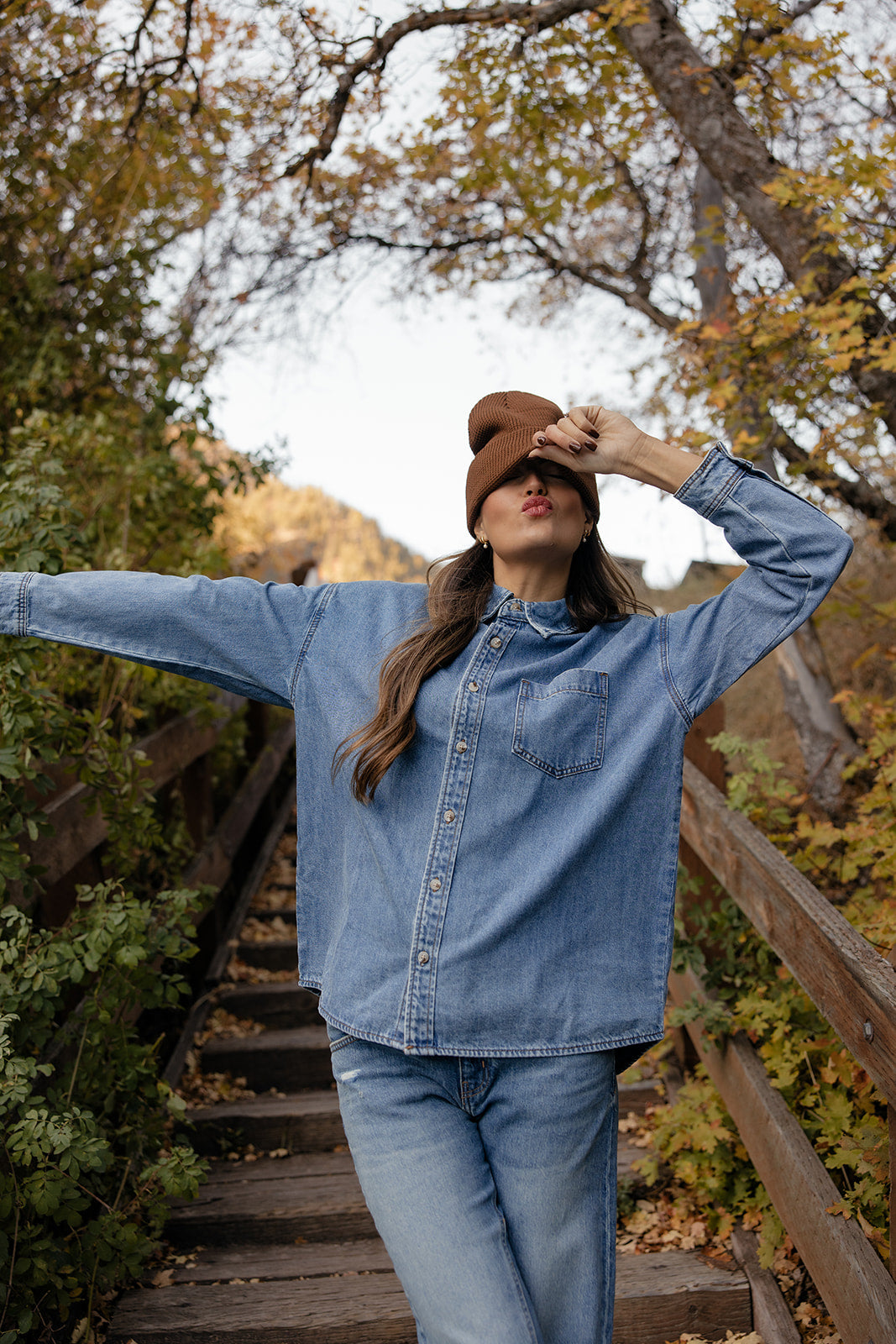 The Valley Denim Top