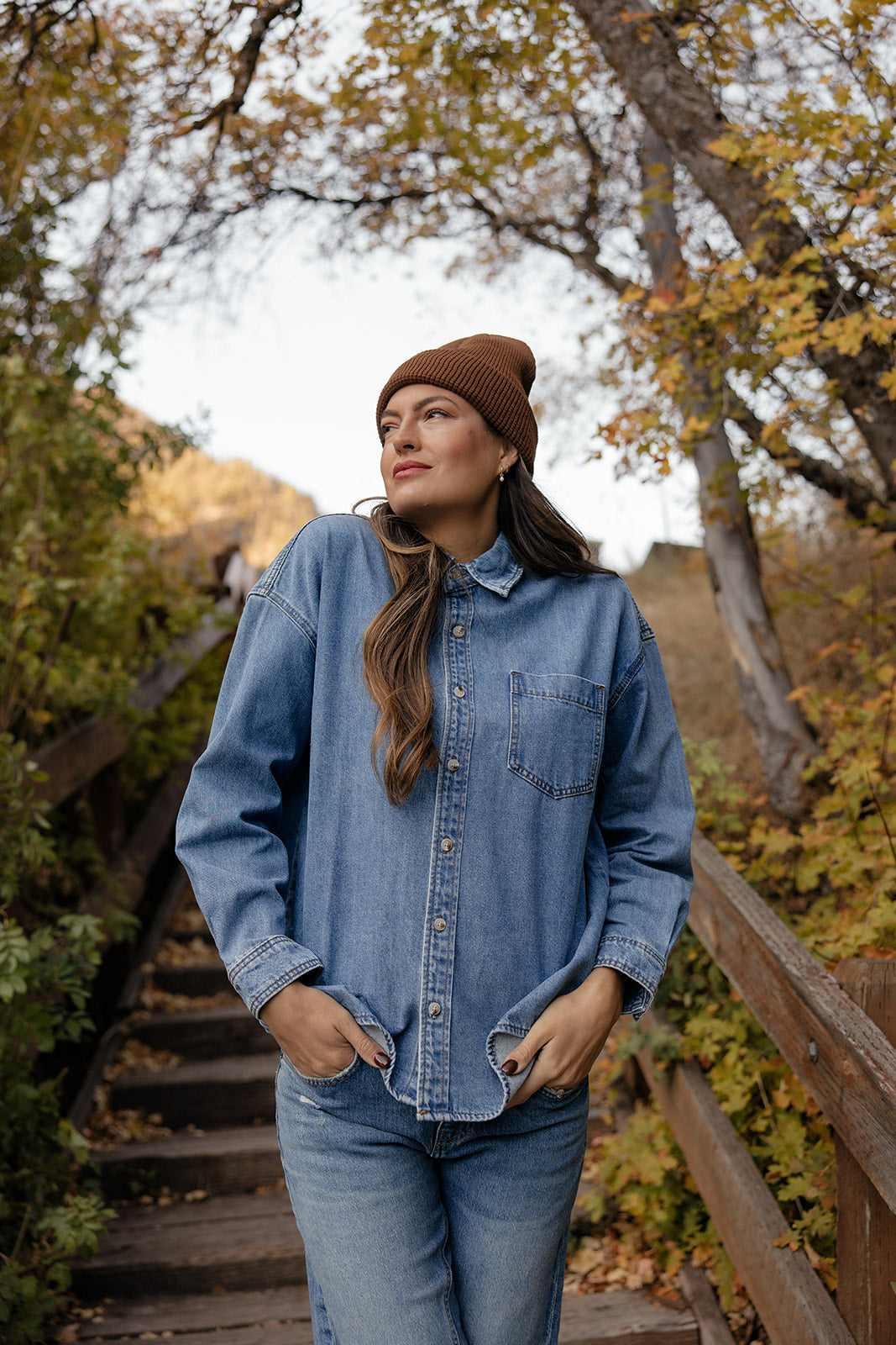 The Valley Denim Top