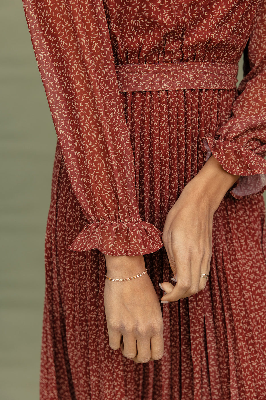 a close up of a woman's hands