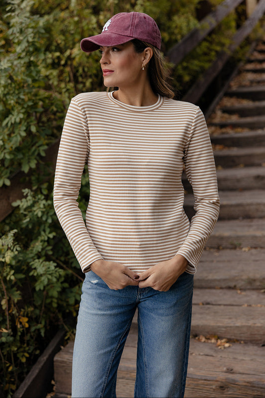 The Fallon Striped Long Sleeve